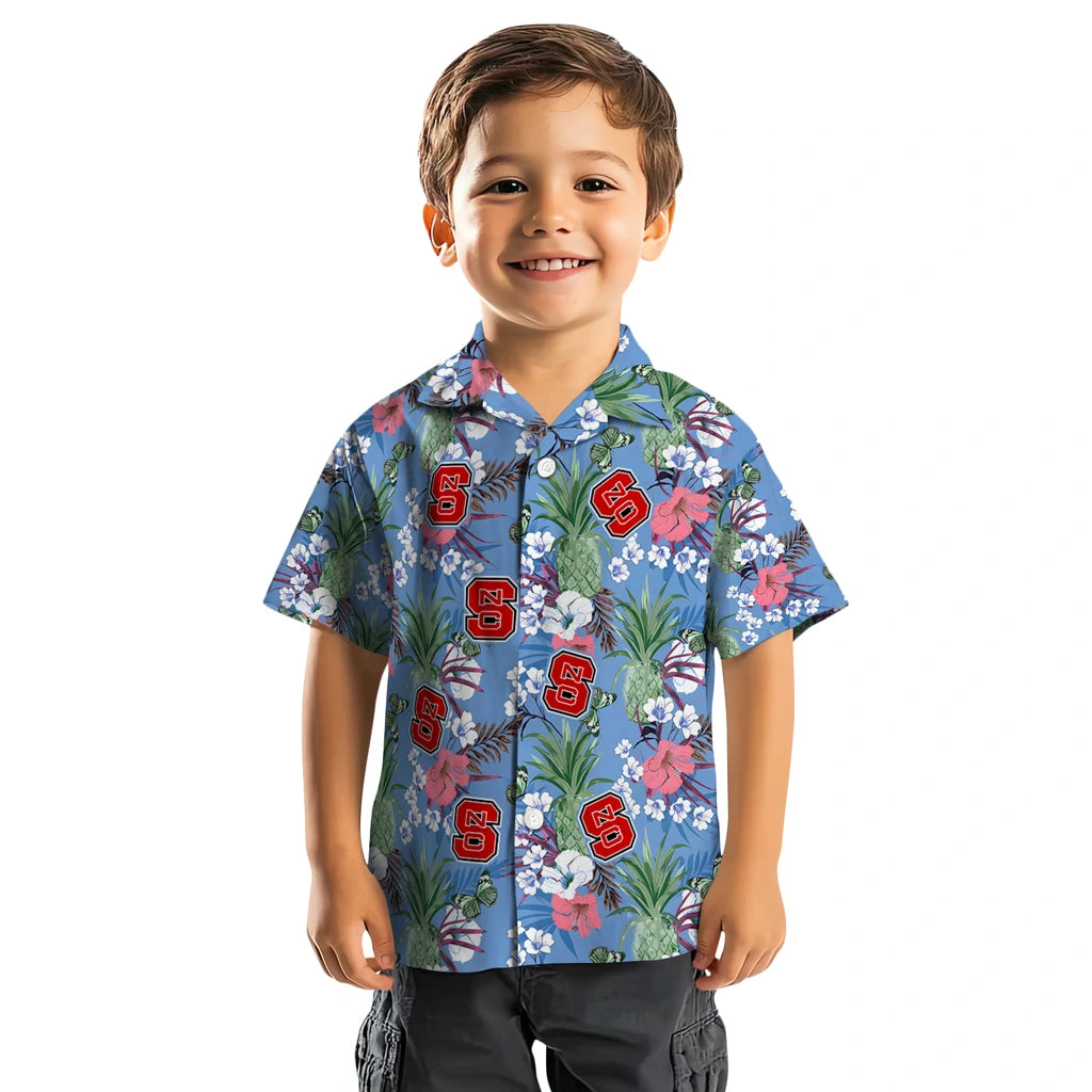 NC State Wolfpack Hawaiian Shirt - Pineapple Bouquet | Hula Hawaiian Shirts