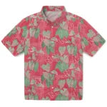 Nebraska Cornhuskers Hawaiian Shirt - Anthurium Overlay | Hula Hawaiian Shirts