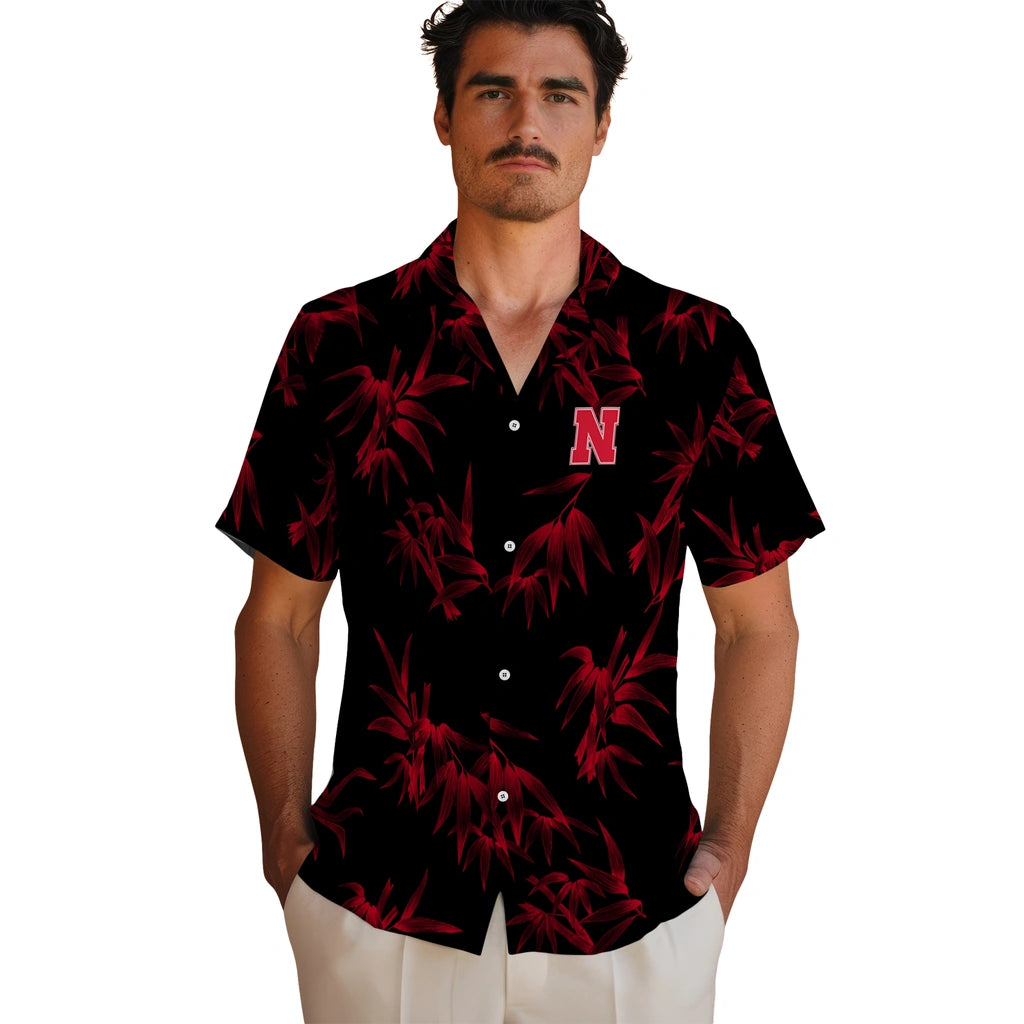 Nebraska Cornhuskers Hawaiian Shirt - Bamboo Branches | Hula Hawaiian Shirts
