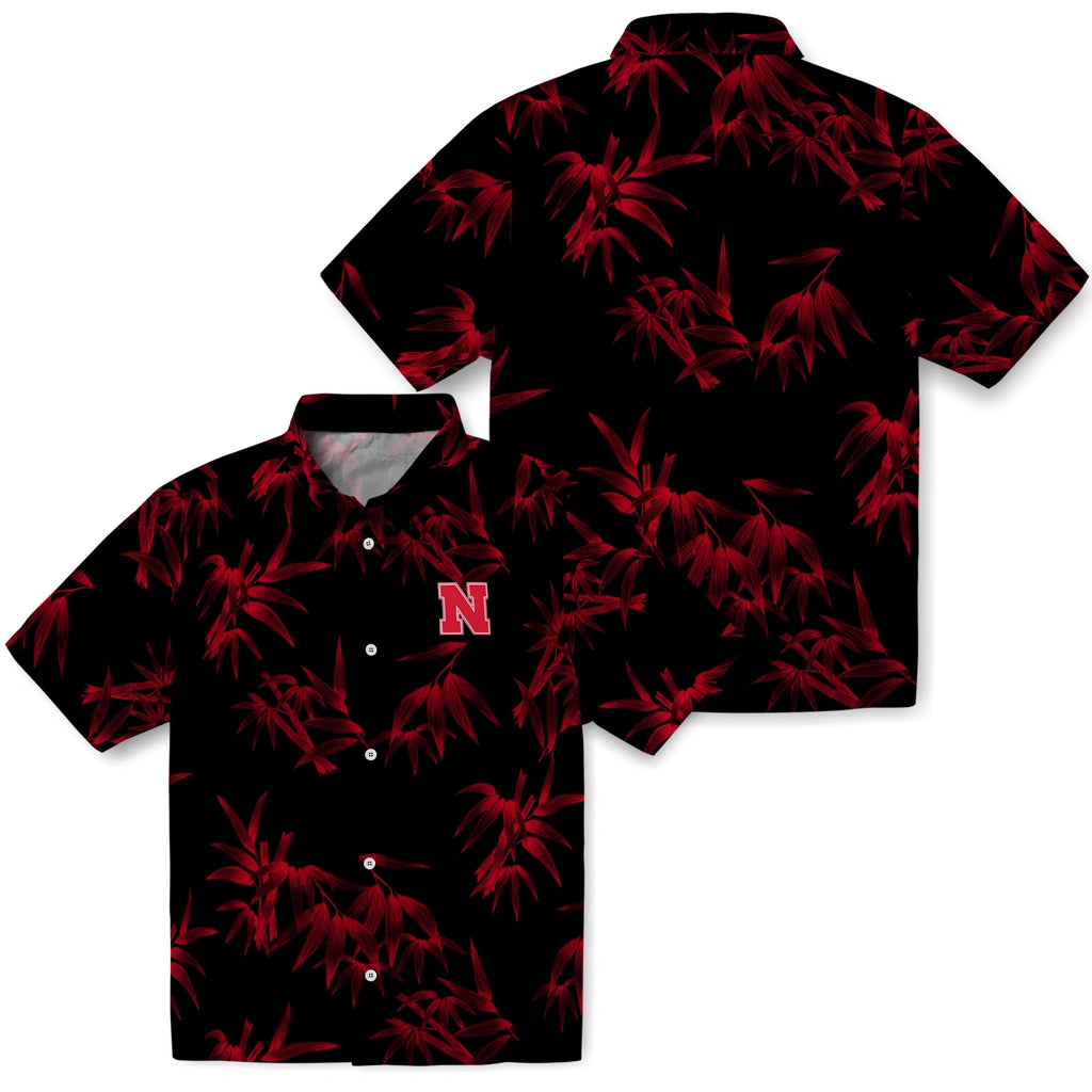 Nebraska Cornhuskers Hawaiian Shirt - Bamboo Branches | Hula Hawaiian Shirts