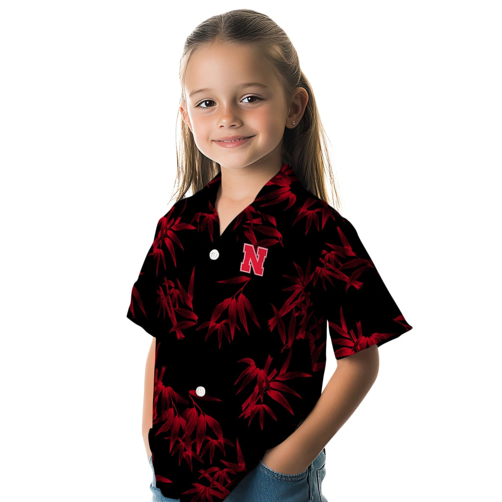 Nebraska Cornhuskers Hawaiian Shirt - Bamboo Branches | Hula Hawaiian Shirts