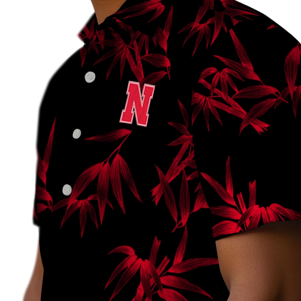Nebraska Cornhuskers Hawaiian Shirt - Bamboo Branches | Hula Hawaiian Shirts