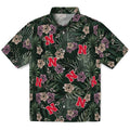 Nebraska Cornhuskers Hawaiian Shirt - Hibiscus Leaves Pattern | Hula Hawaiian Shirts