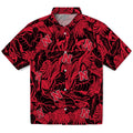 Nebraska Cornhuskers Hawaiian Shirt - Monstera Layer | Hula Hawaiian Shirts