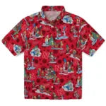 Nebraska Cornhuskers Hawaiian Shirt - Simpsons Christmas | Hula Hawaiian Shirts