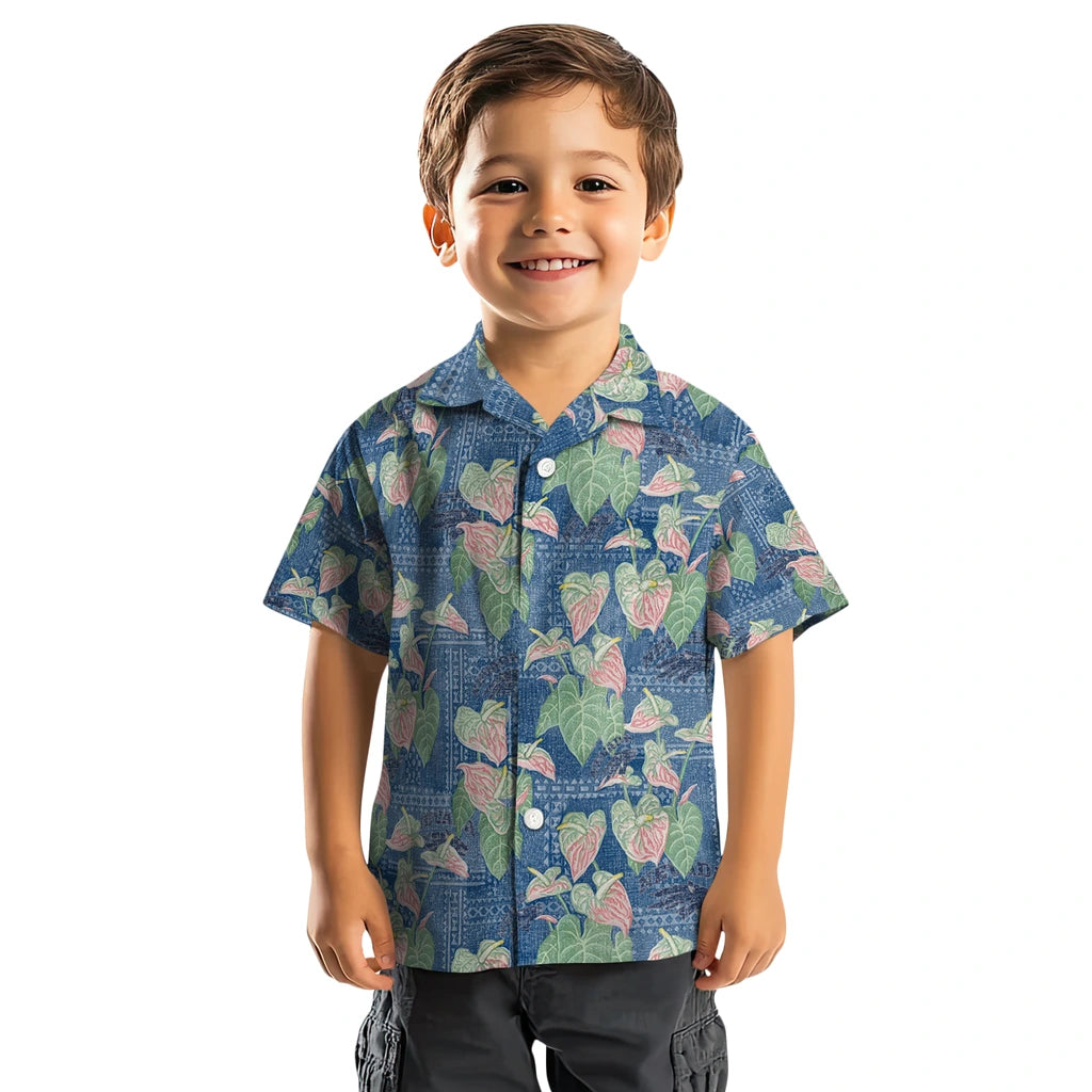 Nevada Wolf Pack Hawaiian Shirt - Anthurium Overlay | Hula Hawaiian Shirts