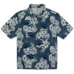Nevada Wolf Pack Hawaiian Shirt - Hibiscus Flowers | Hula Hawaiian Shirts