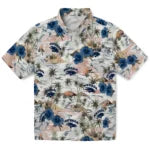 Nevada Wolf Pack Hawaiian Shirt - Hibiscus Seaside | Hula Hawaiian Shirts