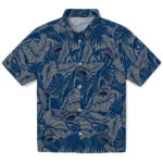 Nevada Wolf Pack Hawaiian Shirt - Monstera Layer | Hula Hawaiian Shirts