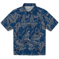Nevada Wolf Pack Hawaiian Shirt - Monstera Layer | Hula Hawaiian Shirts