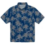 Nevada Wolf Pack Hawaiian Shirt - Palm Tree Motif | Hula Hawaiian Shirts