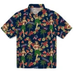 New England Patriots Hawaiian Shirt - Hawaiian Girls Design | Hula Hawaiian Shirts