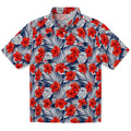 New England Patriots Hawaiian Shirt - Hibiscus Fiesta | Hula Hawaiian Shirts