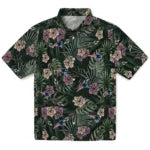 New England Patriots Hawaiian Shirt - Hibiscus Leaves Pattern | Hula Hawaiian Shirts