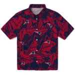 New England Patriots Hawaiian Shirt - Monstera Layer | Hula Hawaiian Shirts