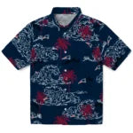 New England Patriots Hawaiian Shirt - Wave Palm | Hula Hawaiian Shirts