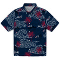 New England Patriots Hawaiian Shirt - Wave Palm | Hula Hawaiian Shirts