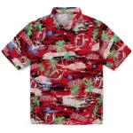 New Jersey Devils Hawaiian Shirt - Hawaii Island | Hula Hawaiian Shirts