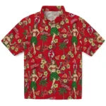 New Jersey Devils Hawaiian Shirt - Hawaiian Girls Design | Hula Hawaiian Shirts