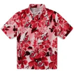New Jersey Devils Hawaiian Shirt - Hibiscus Arrangement | Hula Hawaiian Shirts
