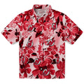 New Jersey Devils Hawaiian Shirt - Hibiscus Arrangement | Hula Hawaiian Shirts
