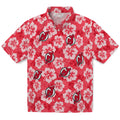 New Jersey Devils Hawaiian Shirt - Hibiscus Cluster | Hula Hawaiian Shirts