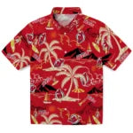 New Jersey Devils Hawaiian Shirt - Palm Tree Island | Hula Hawaiian Shirts