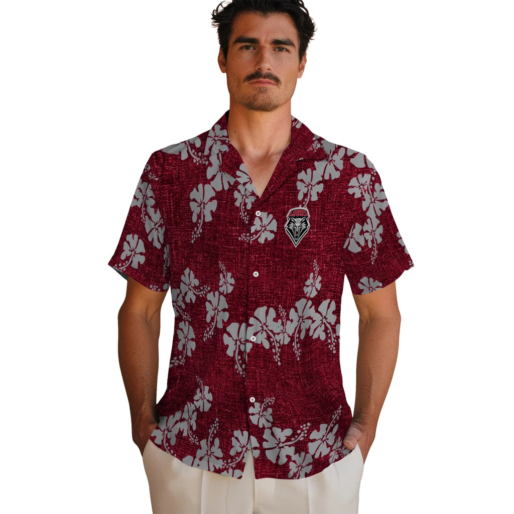 New Mexico Lobos Hawaiian Shirt - 50th State Flower | Hula Hawaiian Shirts