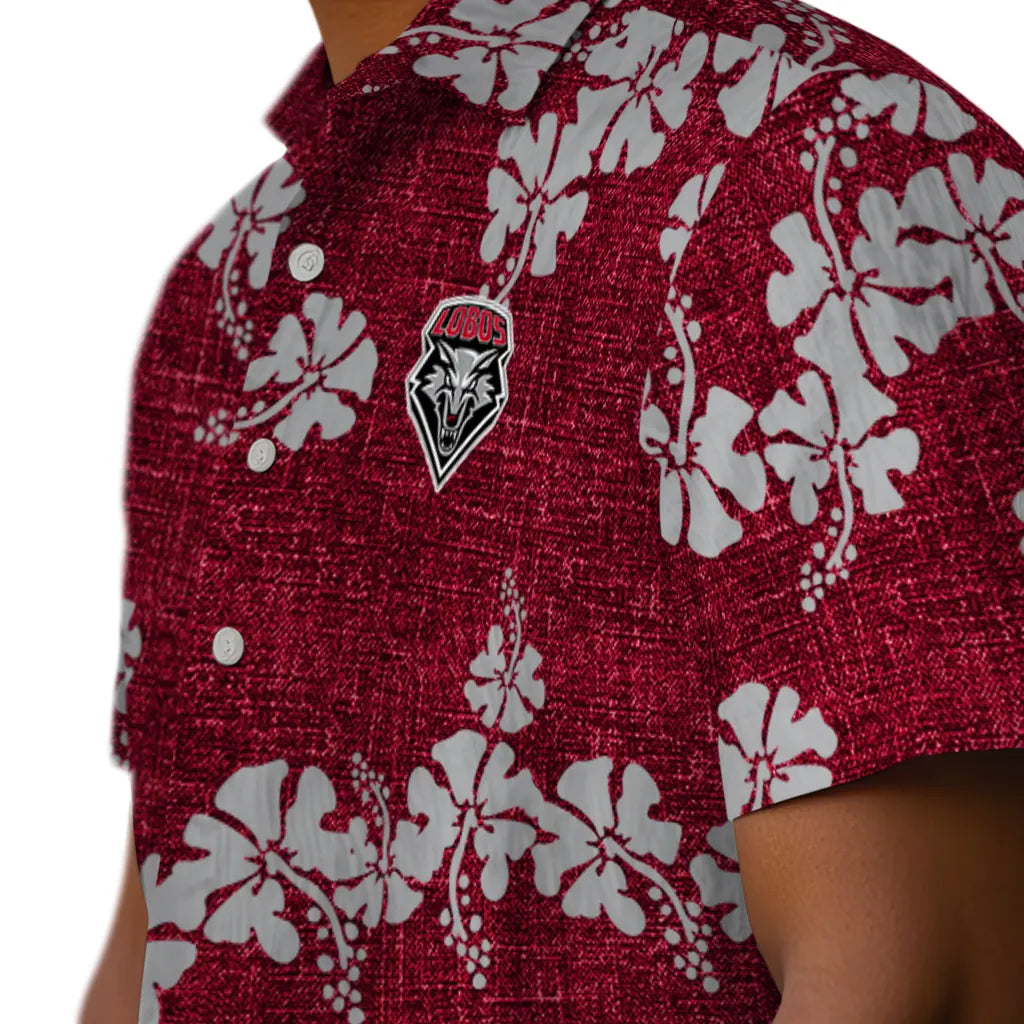 New Mexico Lobos Hawaiian Shirt - 50th State Flower | Hula Hawaiian Shirts