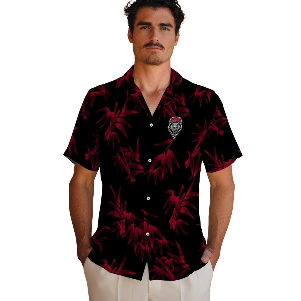 New Mexico Lobos Hawaiian Shirt - Bamboo Branches | Hula Hawaiian Shirts