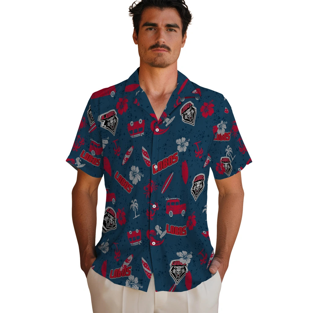 New Mexico Lobos Hawaiian Shirt - Beach Vibe | Hula Hawaiian Shirts