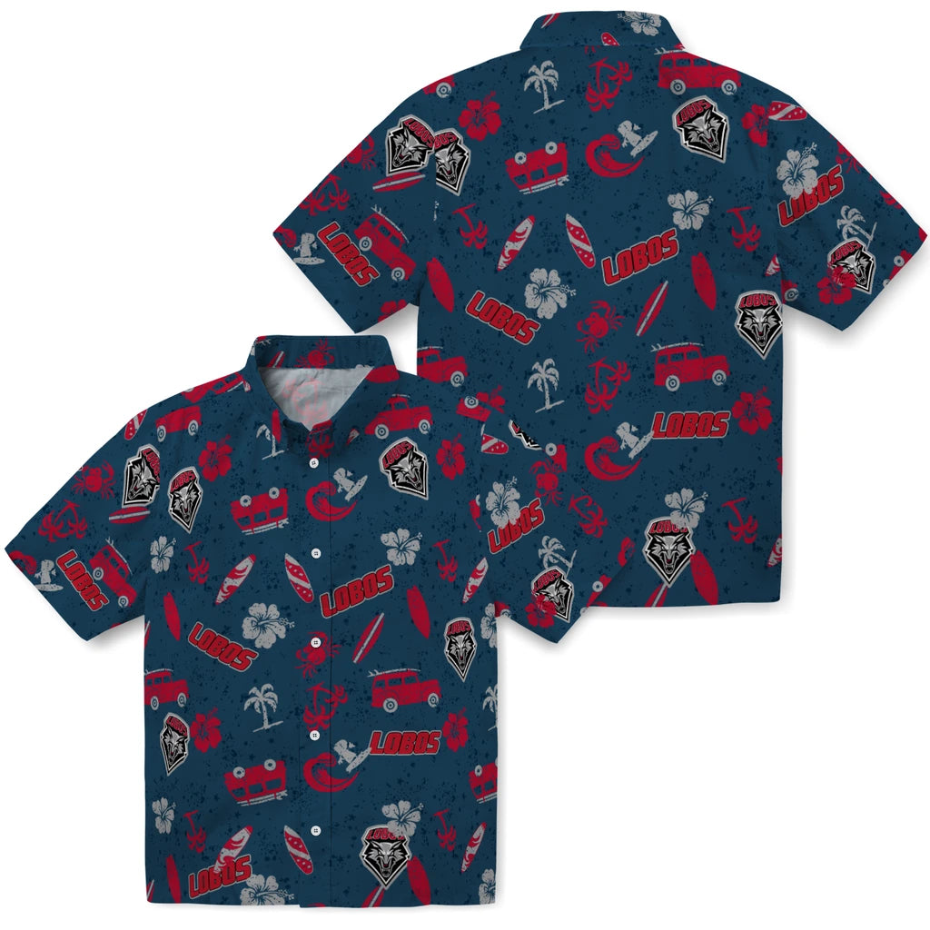 New Mexico Lobos Hawaiian Shirt - Beach Vibe | Hula Hawaiian Shirts