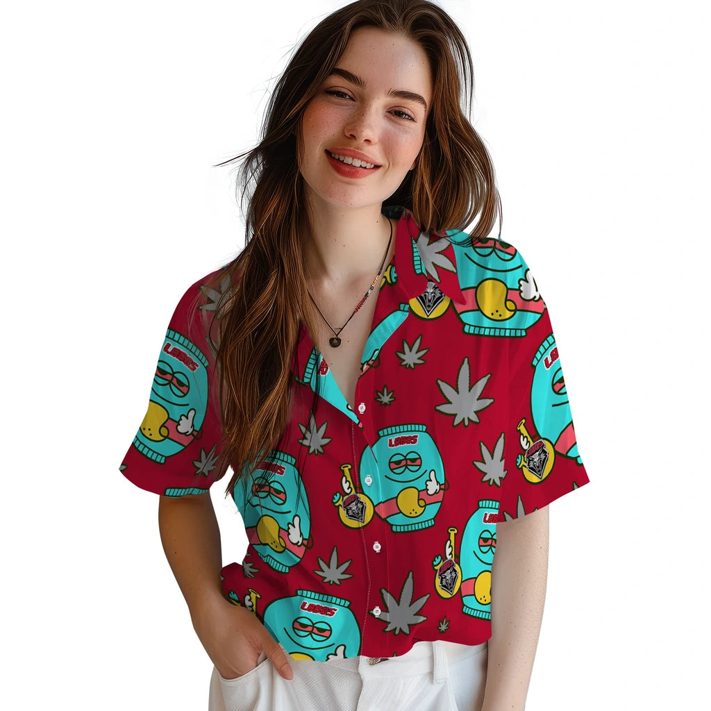 New Mexico Lobos Hawaiian Shirt - Chill Vibe | Hula Hawaiian Shirts