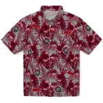 New Mexico Lobos Hawaiian Shirt - Hibiscus Exotic | Hula Hawaiian Shirts