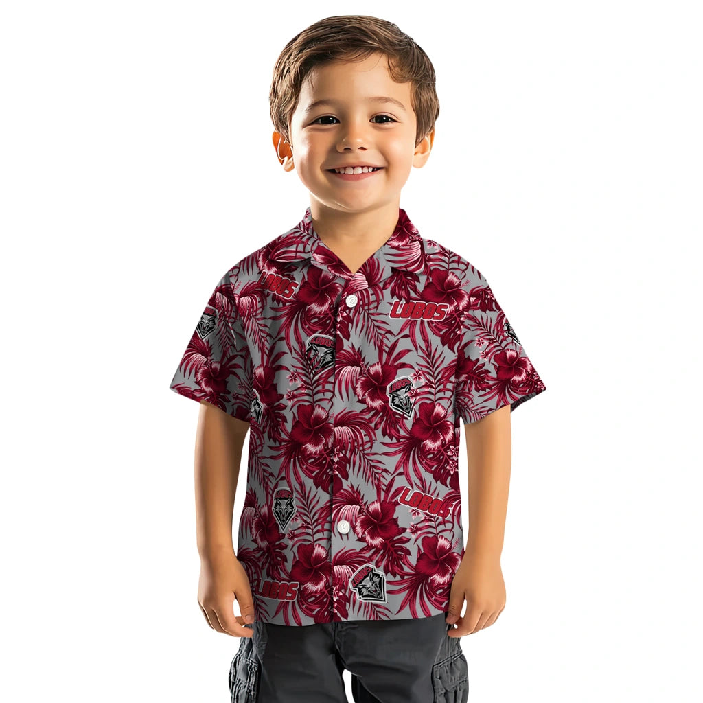 New Mexico Lobos Hawaiian Shirt - Hibiscus Exotic | Hula Hawaiian Shirts