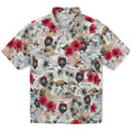New Mexico Lobos Hawaiian Shirt - Hibiscus Seaside | Hula Hawaiian Shirts