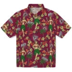 New Mexico State Aggies Hawaiian Shirt - Hawaiian Girls Design | Hula Hawaiian Shirts