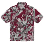 New Mexico State Aggies Hawaiian Shirt - Palm Leaves | Hula Hawaiian Shirts