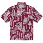 New Mexico State Aggies Hawaiian Shirt - Turtle Lines | Hula Hawaiian Shirts