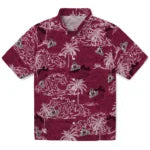 New Mexico State Aggies Hawaiian Shirt - Wave Palm | Hula Hawaiian Shirts