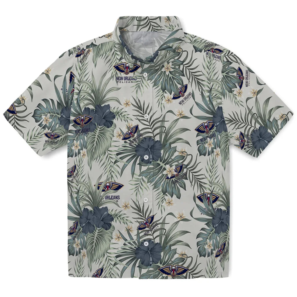 New Orleans Pelicans Hawaiian Shirt - Hibiscus Designs | Hula Hawaiian Shirts