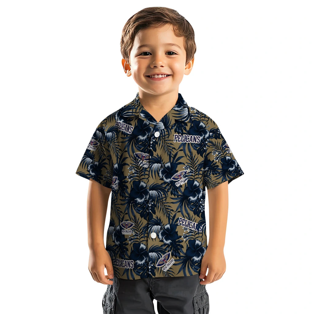 New Orleans Pelicans Hawaiian Shirt - Hibiscus Exotic | Hula Hawaiian Shirts