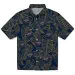 New Orleans Pelicans Hawaiian Shirt - Leaf Outline | Hula Hawaiian Shirts