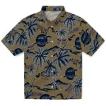 New Orleans Pelicans Hawaiian Shirt - Palm Sunset | Hula Hawaiian Shirts