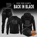 New York Giants Back In Black Apparel Collection - LeagueLockerGear