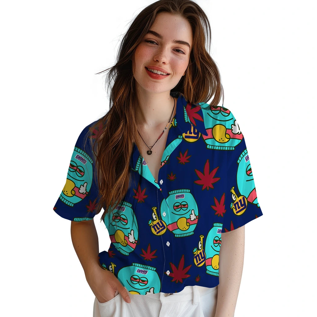 New York Giants Hawaiian Shirt - Chill Vibe | Hula Hawaiian Shirts