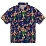 New York Giants Hawaiian Shirt - Hawaiian Girls Design | Hula Hawaiian Shirts