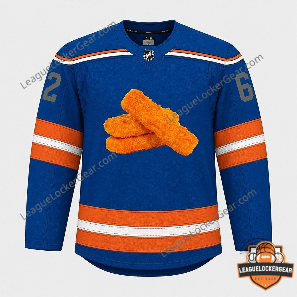 New York Islanders Fish Sticks 26 Hockey Jersey - LeagueLockerGear