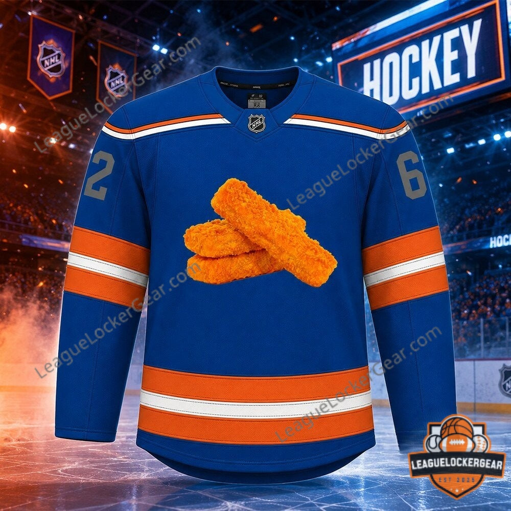 New York Islanders Fish Sticks 26 Hockey Jersey - LeagueLockerGear