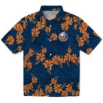 New York Islanders Hawaiian Shirt - 50th State Flower | Hula Hawaiian Shirts